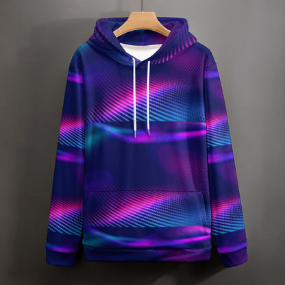 MULTICOLOR Men's Cool Hoodie with Double-layer Cap-SMALL-6XL