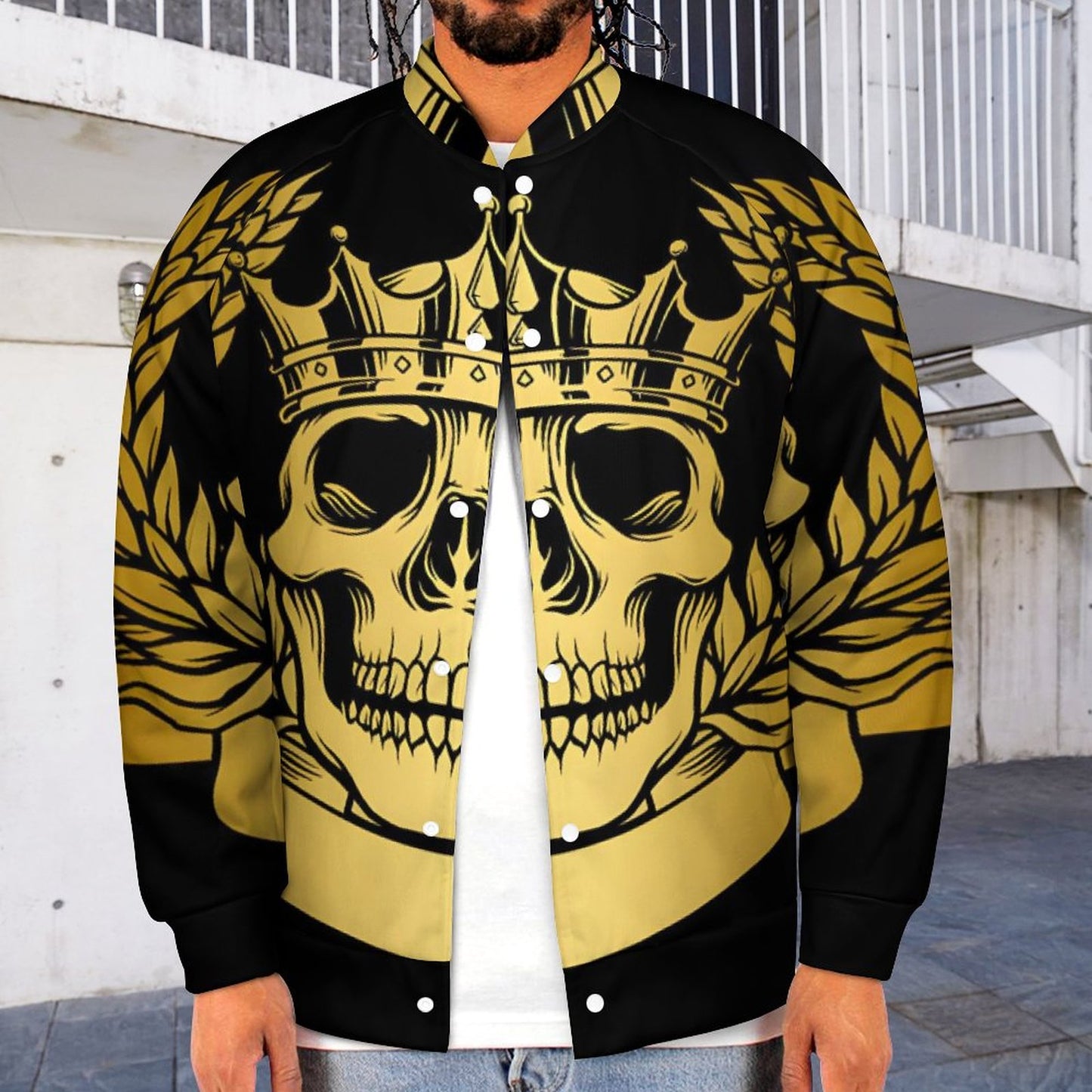 Men's Baseball Jacket (All-Over Printing)