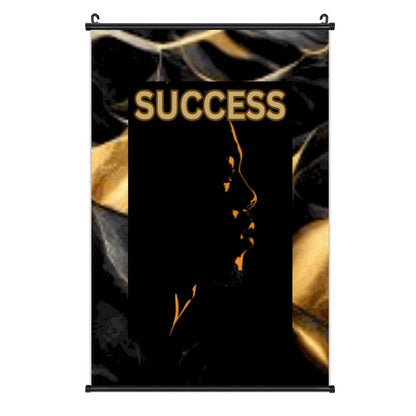 Canvas Hanging Poster with Scrolls-16"x24"/ 40x60cm