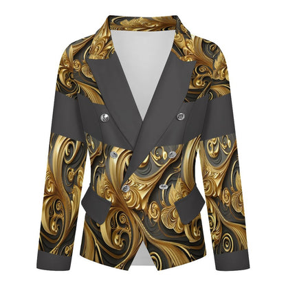 170gsm Women's Casual Blazer(All-Over Printing)
