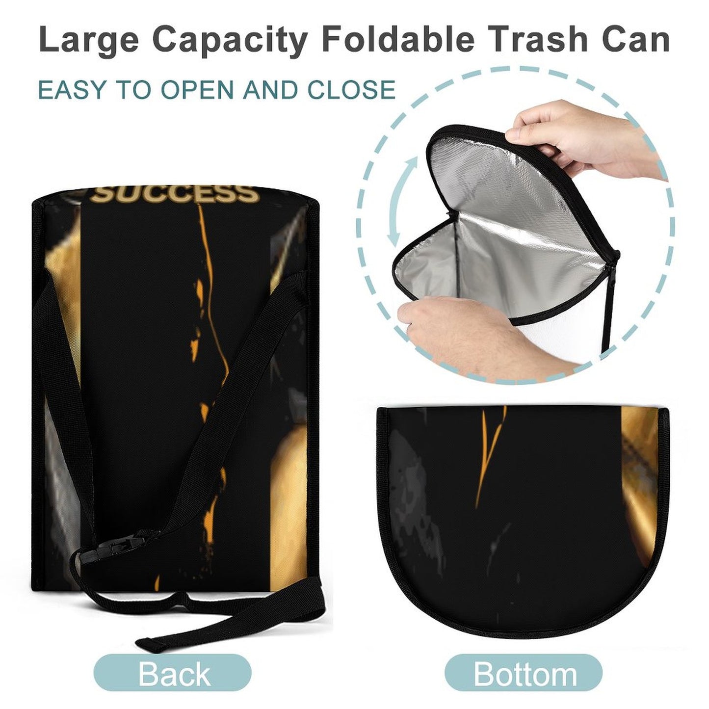 Collapsible Car Trash Bin