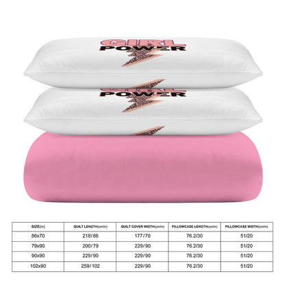 3-Piece Bedding Set-86"×70"/ 218×177cm (Dual-sidede Printing)