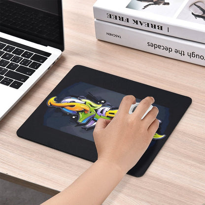 COLORFUL GRAFFITI Square Mouse Pad