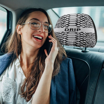 Custom Car Headrest Covers