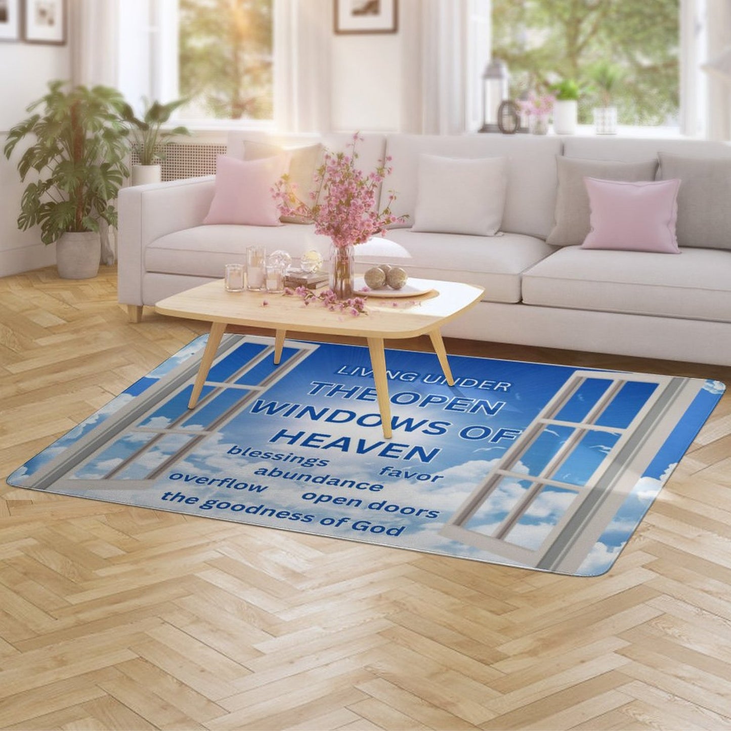 Coral Velvet Floor Mat for Home-60"x40"