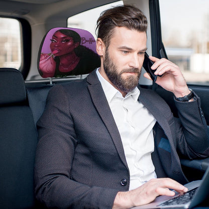 Custom Car Headrest Covers