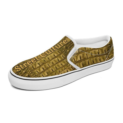 Printed Slip-on Canvas Shoes  for Teenagers and Adults