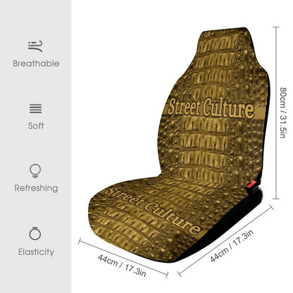 STREET CULTURE Alligator Car Seat Cover-1 or 2 PCS (high quality softness)