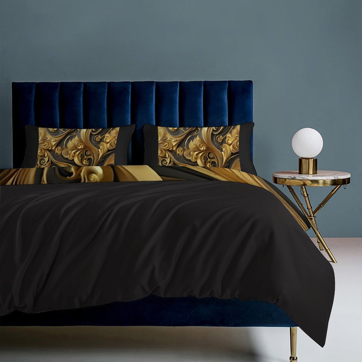 3-Piece Bedding Set-102"x90"/ 259x229cm (Dual-sided Printing)