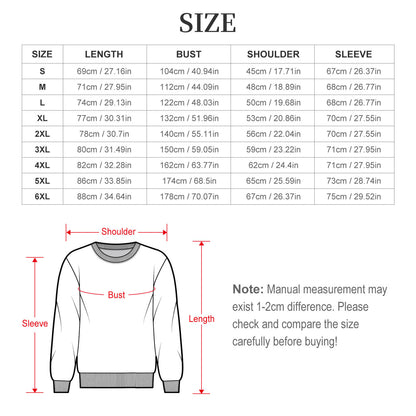 270gsm Oversized Pullover Sweater(All-Over Printing)