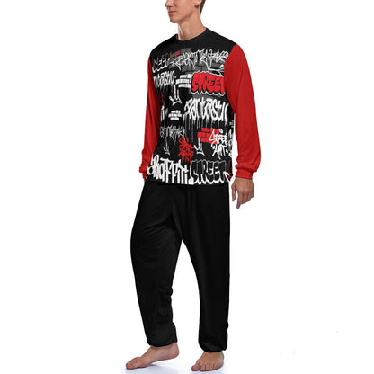 180gsm Men's Loungewear Set JJ1201 (All-Over Printing)