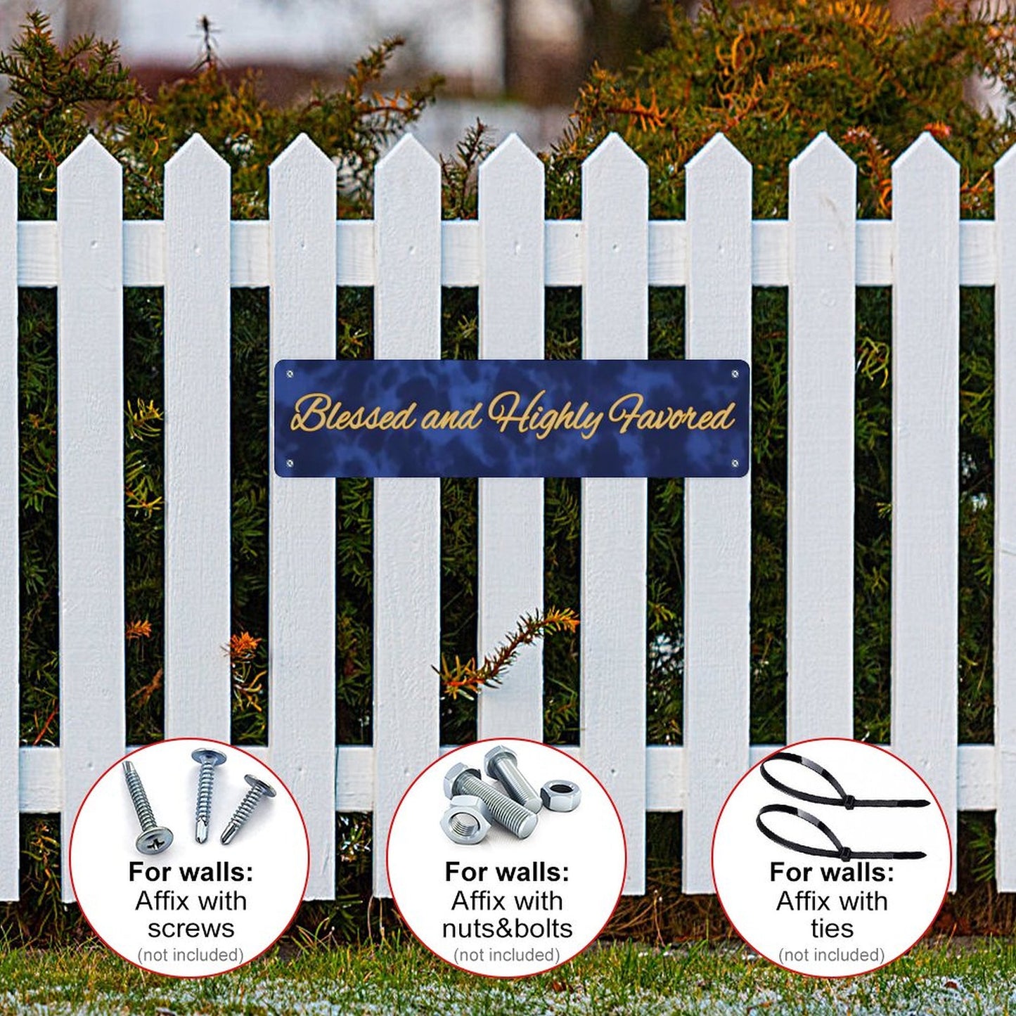 Slim Metal Tin Sign