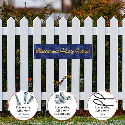 Slim Metal Tin Sign