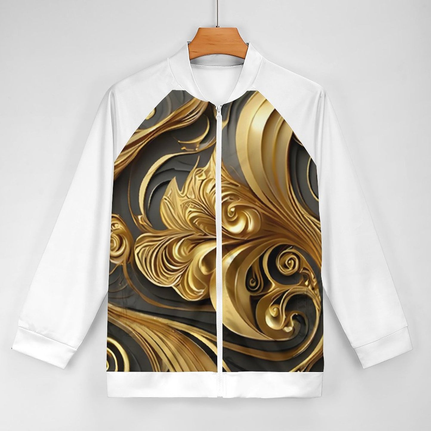 Raglan Zip-up Shirt(All-Over Printing)