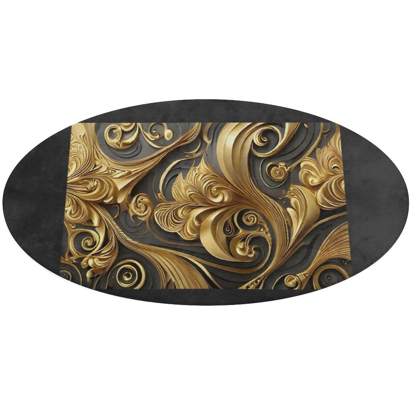 Round Coral Velvet Warm Floor Mat