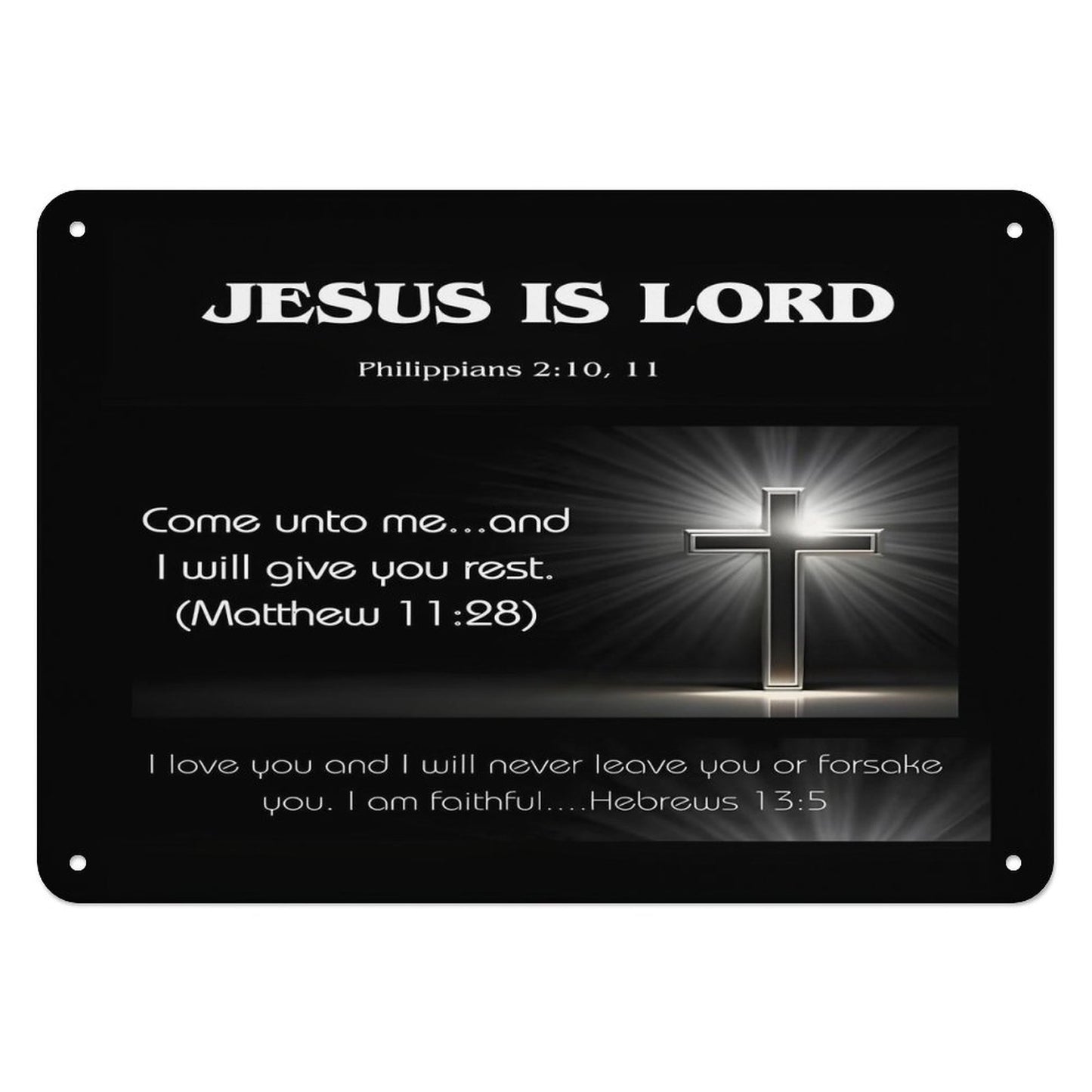 Horizontal Personalized Metal Wall Art Tin Sign-5.5"x7.9"/14x20cm