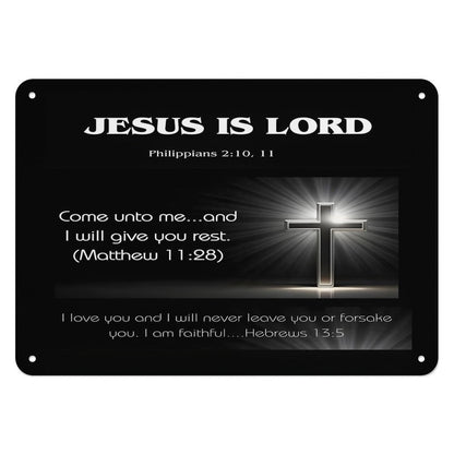 Horizontal Personalized Metal Wall Art Tin Sign-5.5"x7.9"/14x20cm