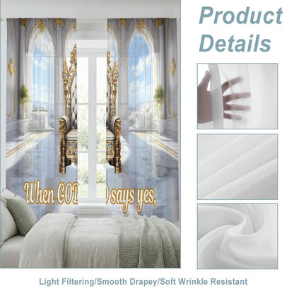 Sheer Curtain(All-Over Printing)