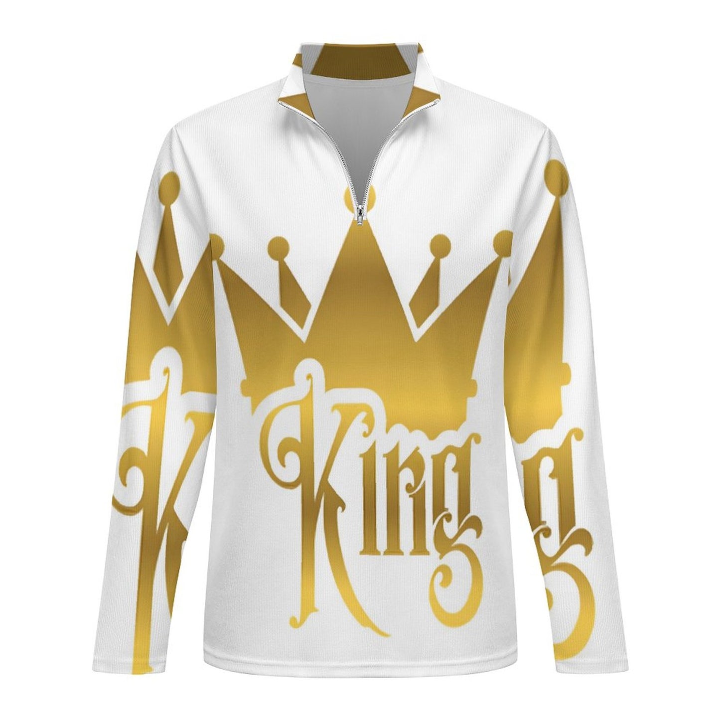 300gsm Men's Polo Sweatshirt LM111 (All-Over Printing)
