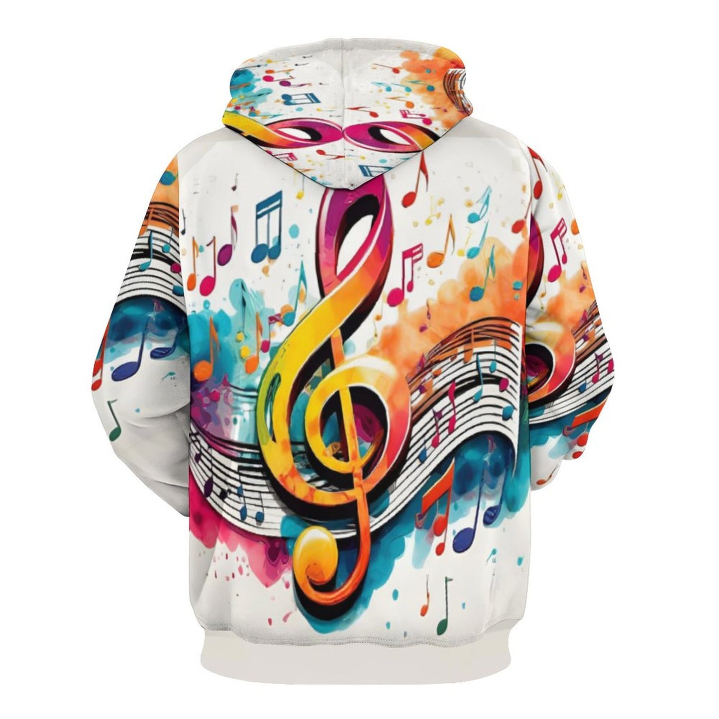 MUSIC GRAFFITI Women's Hoodie-SMALL-3XL