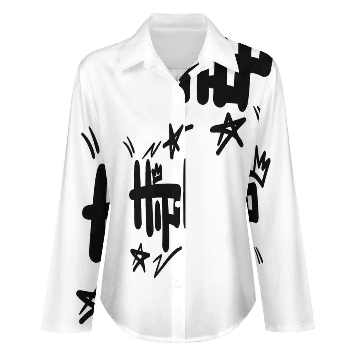 Women's Irregular Shirt B648 (All-Over Printing)