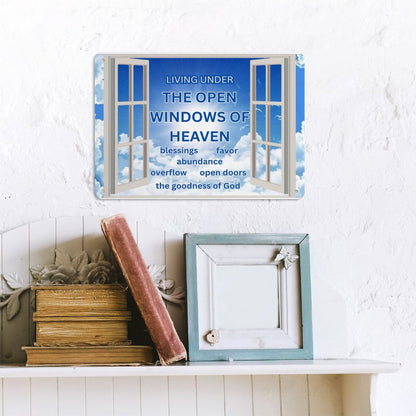 Horizontal Personalized Metal Wall Art Tin Sign-5.5"x7.9"/14x20cm