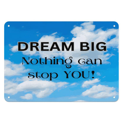 Horizontal Personalized Metal Wall Art Tin Sign-5.5"x7.9"/14x20cm