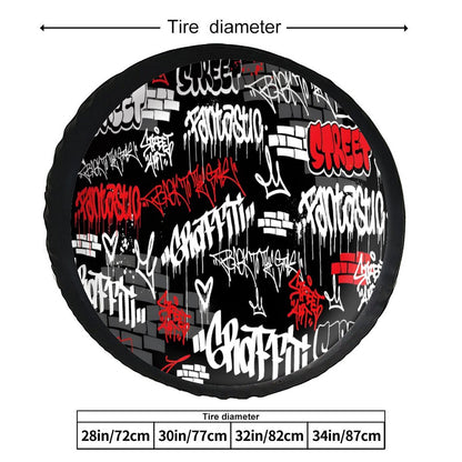 Leather Tire Cover(One-sided Printing)