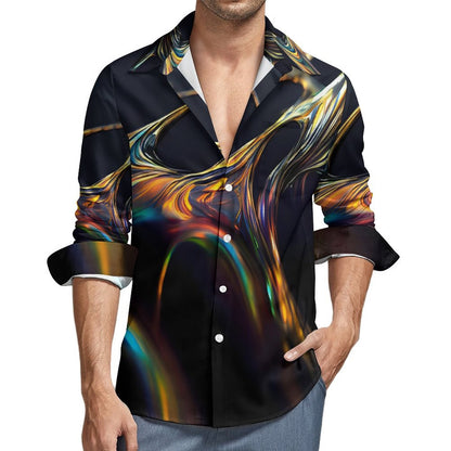 Men's Long Sleeve Shirt with Pocket LS (All-Over Printing)
