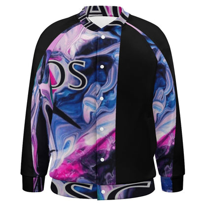 CHAOS Men's Baseball Jacket (black)-XXS-6XL