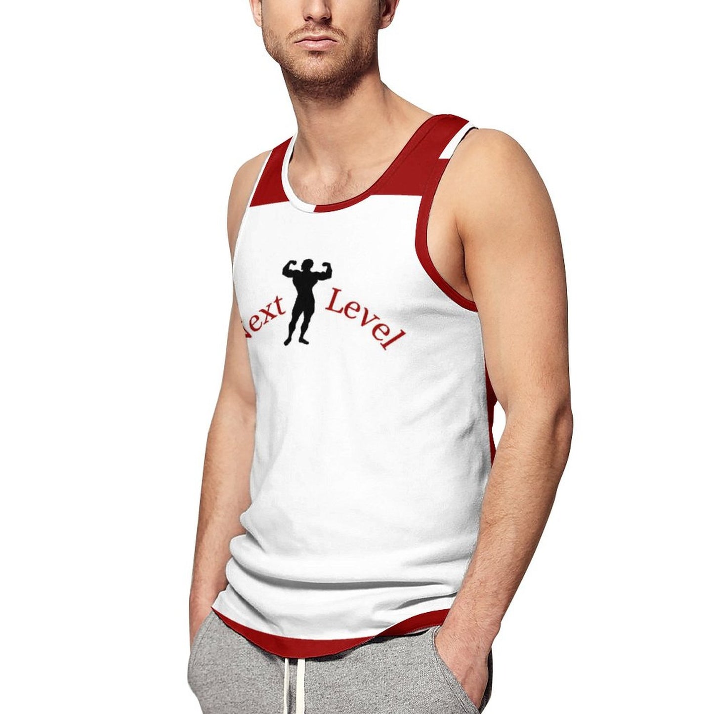 Men's Printed Vest BK (All-Over Printing)