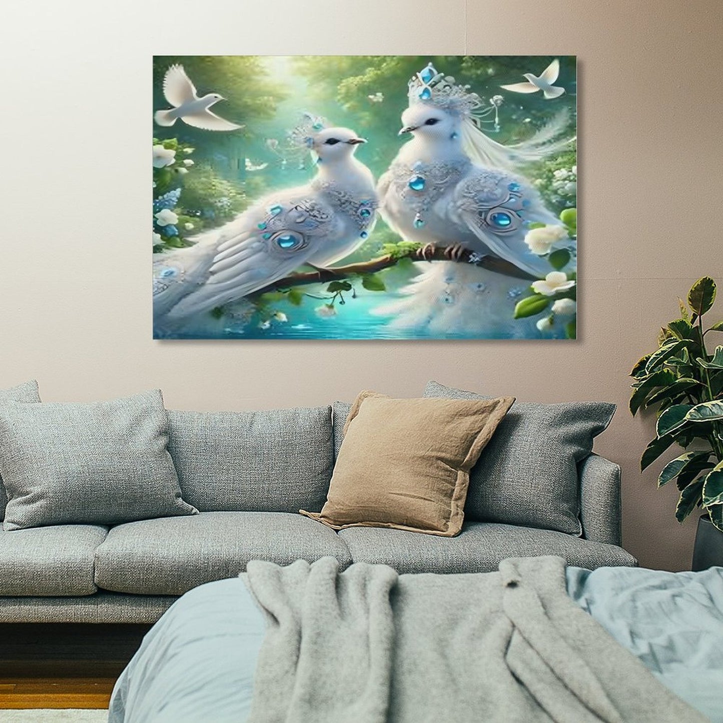 Hanging Poster (Horizontal 3:2)-12x18 inch/ 8x12 inch