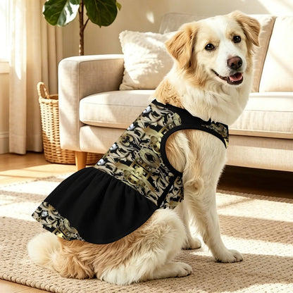 Plus Size Pet Ruffled Dress