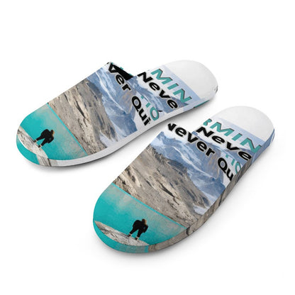 Flannel Men's Cotton Slippers