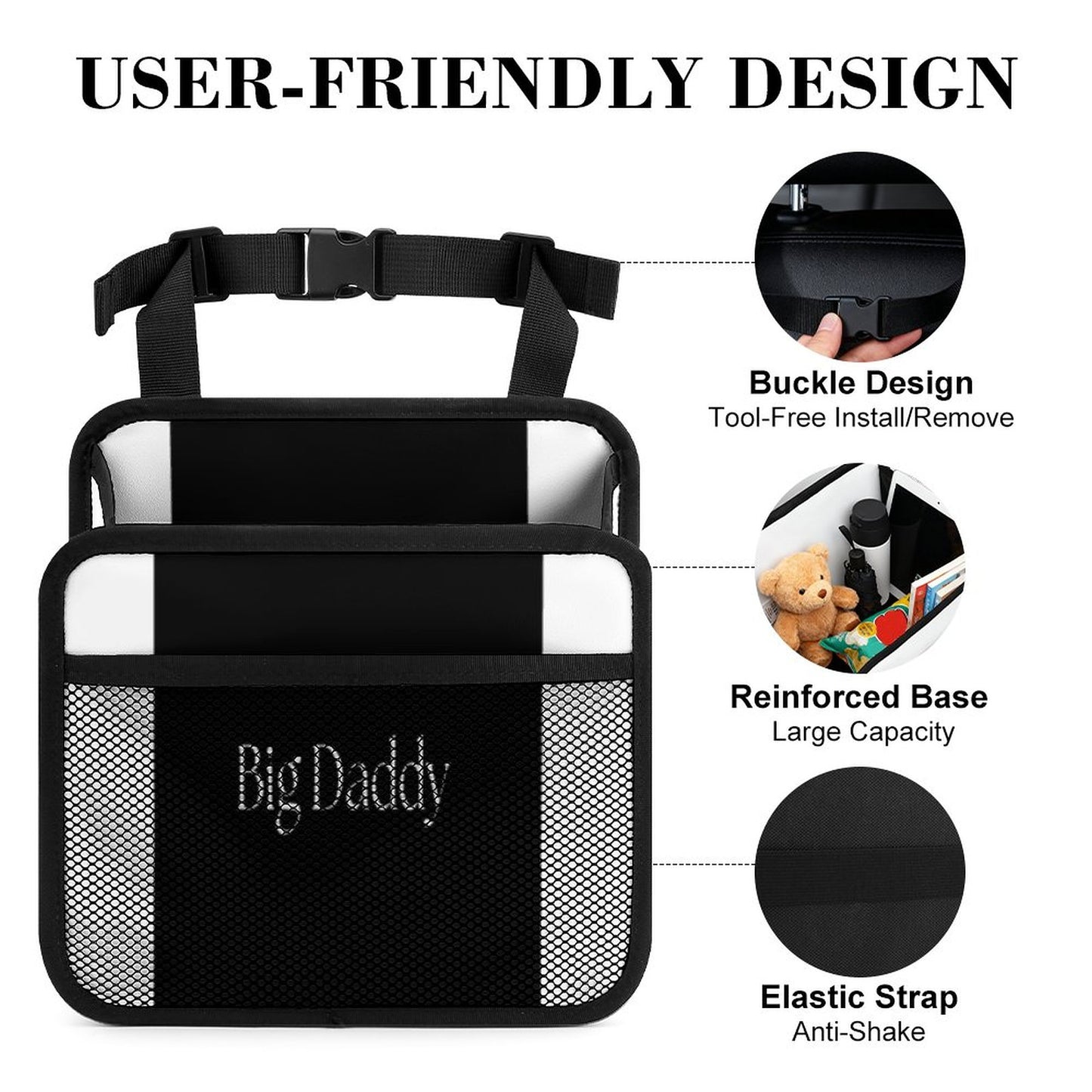 Car Seat Storage Bag(All-Over Printing)-BIG DADDY