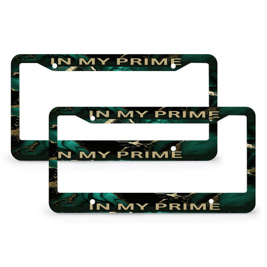 License Plate Frames with 4 Round Holes (1 Pair)