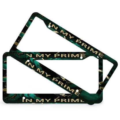 License Plate Frames with 4 Round Holes (1 Pair)