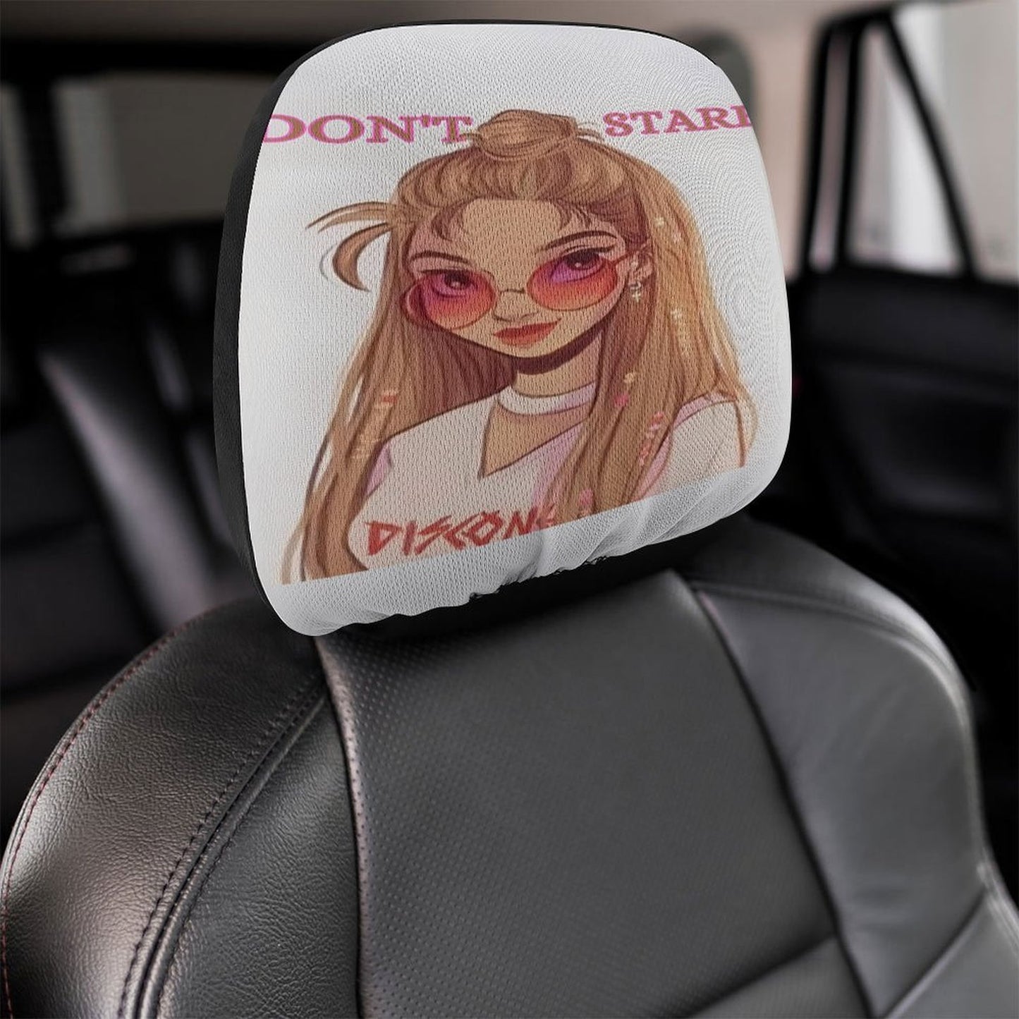 Custom Car Headrest Covers