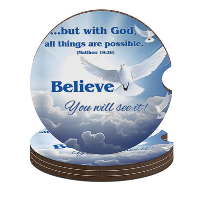 Car Coaster-BELIEVE