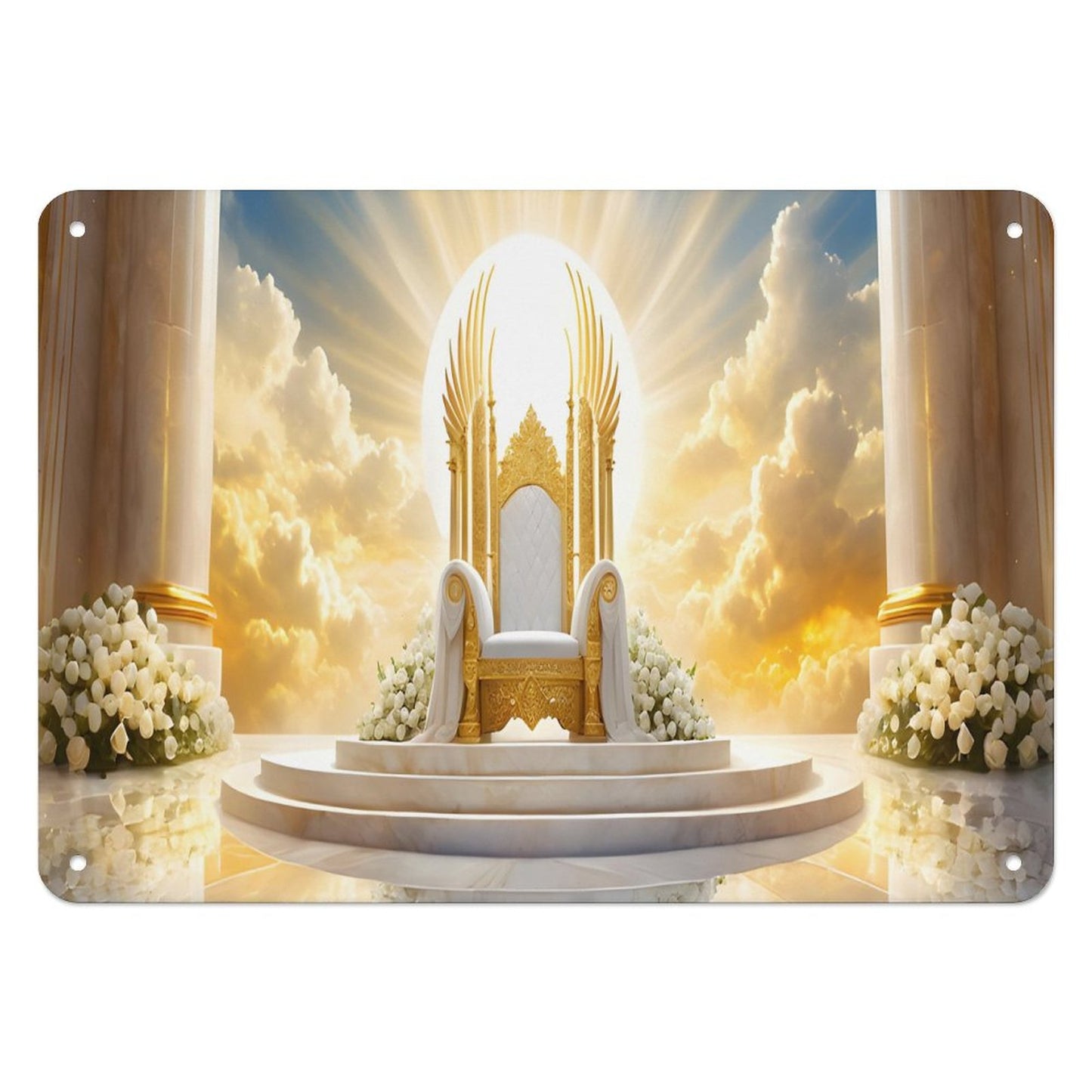 Horizontal Personalized Metal Wall Art Tin Sign-5.5"x7.9"/14x20cm