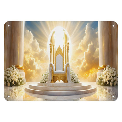 Horizontal Personalized Metal Wall Art Tin Sign-5.5"x7.9"/14x20cm