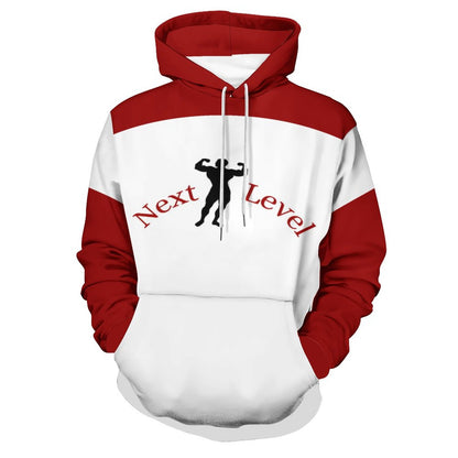 230gsm Men's Personalized Hoodie with Double-layer Cap (All-Over Printing)
