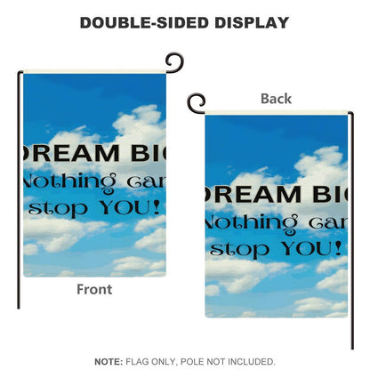 Personalized Flax Garden Flag (Identical Dual-sided Printing)