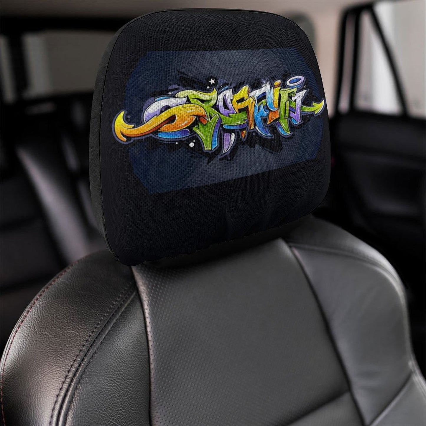 Custom Car Headrest Covers