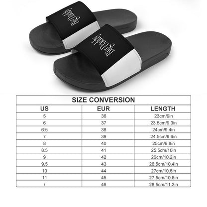 Unisex PVC Slippers-BIG DADDY (WHITE SOLES/BLACK SOLES)