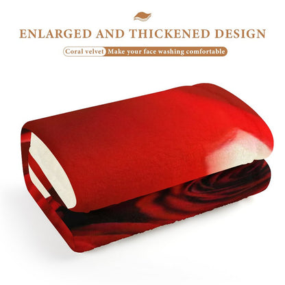 Coral Velvet Towel