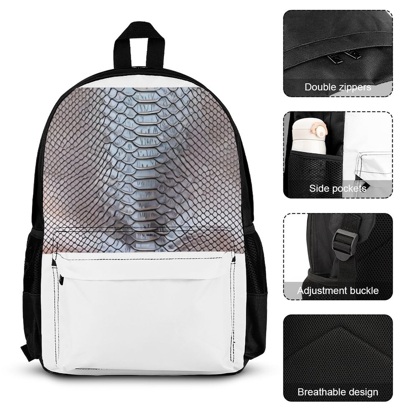 Set of 3 Bags (Shoulder Bag Lunch Bag & Pencil Pouch)