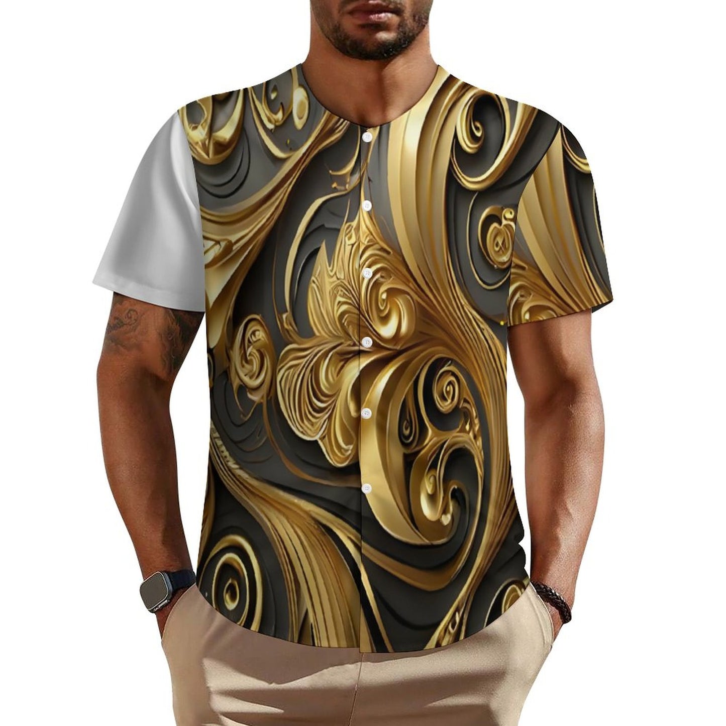 Collarless Shirt LM018 (All-Over Printing)