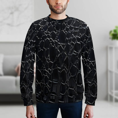 250gsm Round Neck Men's Sweatshirt 4T35 (All-Over Printing)