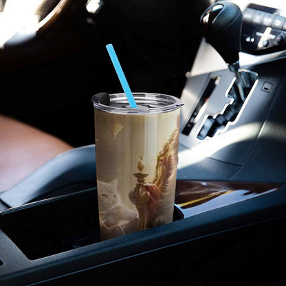 Car Travel Coffee Mug with Lid (All-Over Printing)
